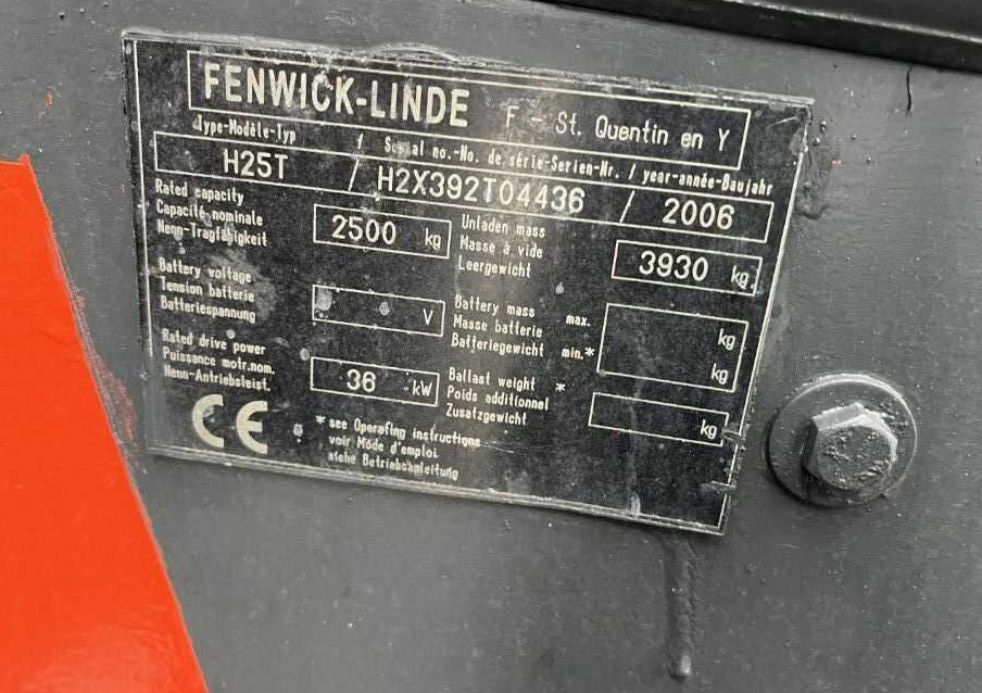 Linde H25T - LPG forklift: picture 4 Linde H25T - LPG forklift: picture 4