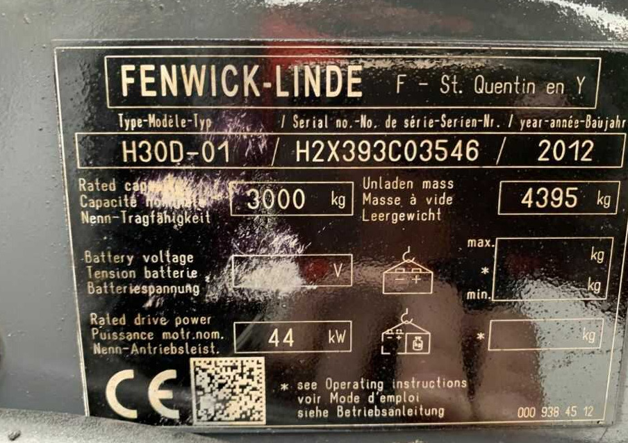Diesel forklift Linde H30D-01: picture 6