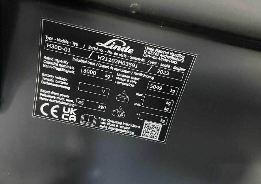 Linde H30D-01 - Diesel forklift: picture 4 Linde H30D-01 - Diesel forklift: picture 4