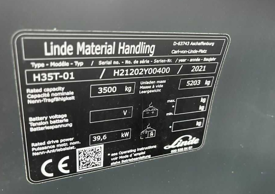 Linde H35T-01 - LPG forklift: picture 4 Linde H35T-01 - LPG forklift: picture 4