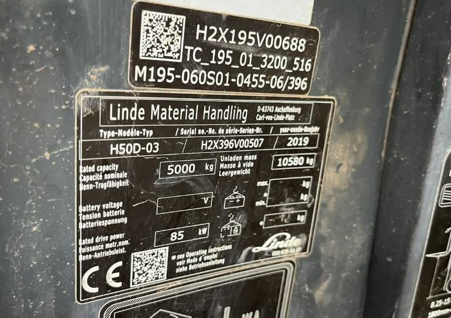 Linde H50D-03 - Diesel forklift: picture 5 Linde H50D-03 - Diesel forklift: picture 5