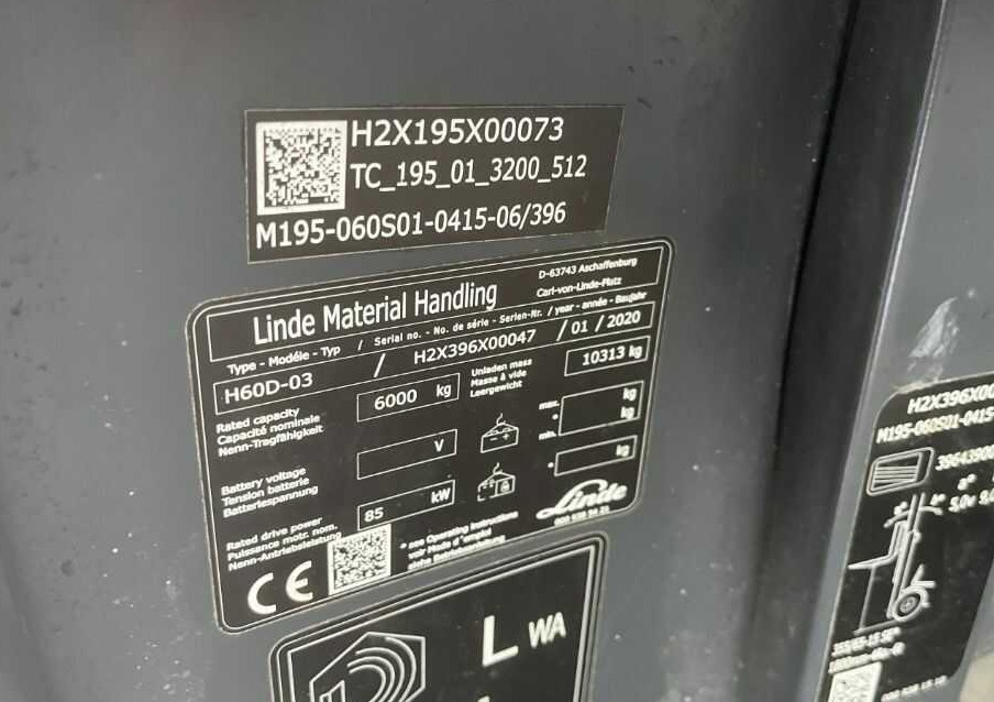 Linde H60D-03 - Diesel forklift: picture 4 Linde H60D-03 - Diesel forklift: picture 4
