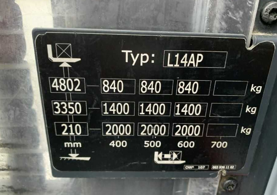 Stacker Linde L14AP: picture 6
