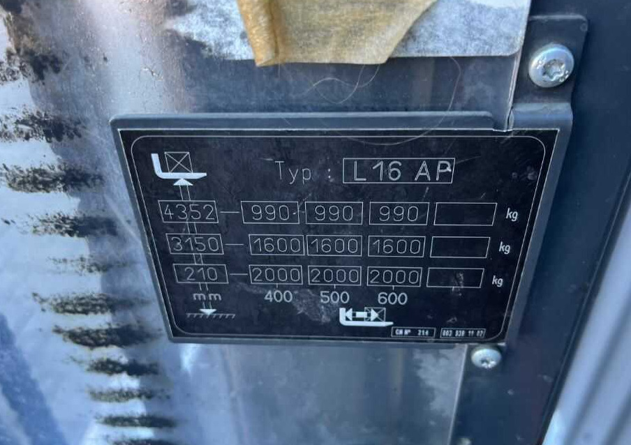 Linde L16APi - Stacker: picture 5 Linde L16APi - Stacker: picture 5