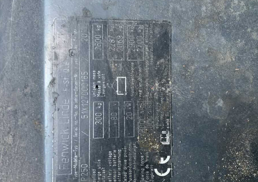 Linde P250 - Other machinery: picture 4 Linde P250 - Other machinery: picture 4