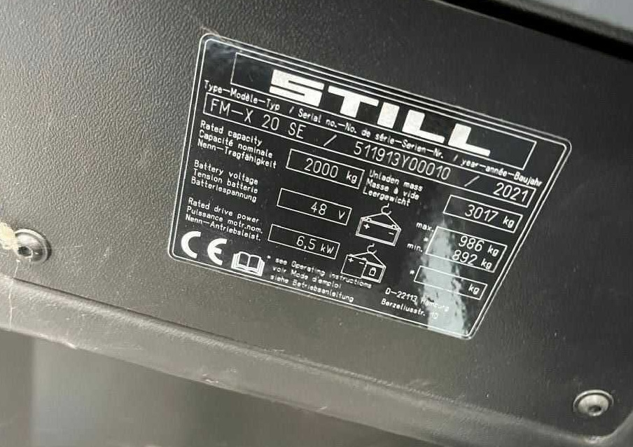 Still FMX20SE - Reach truck: picture 5 Still FMX20SE - Reach truck: picture 5