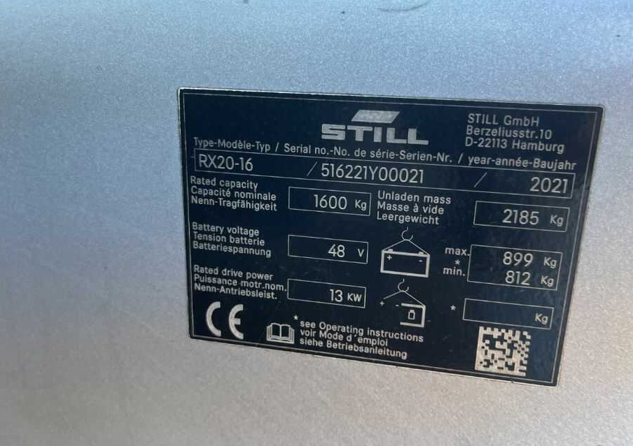 Still RX20-16 - Electric forklift: picture 4 Still RX20-16 - Electric forklift: picture 4