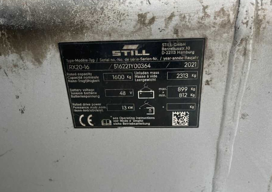 Still RX20-16 - Electric forklift: picture 4 Still RX20-16 - Electric forklift: picture 4
