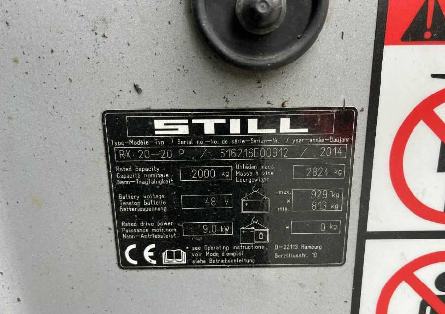 Still RX20-20P - Electric forklift: picture 4 Still RX20-20P - Electric forklift: picture 4