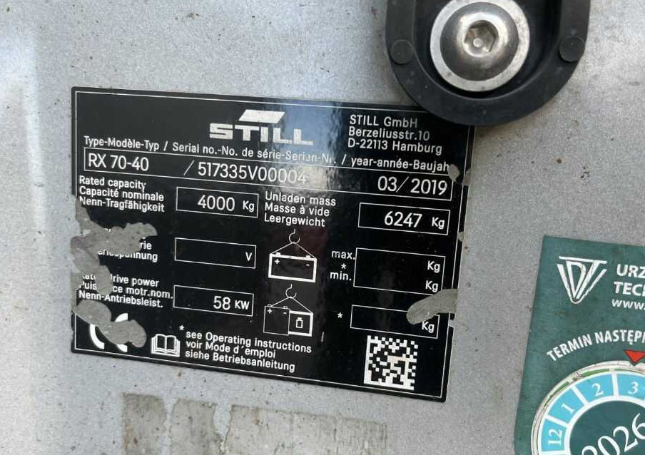 Still RX70-40T - LPG forklift: picture 4 Still RX70-40T - LPG forklift: picture 4