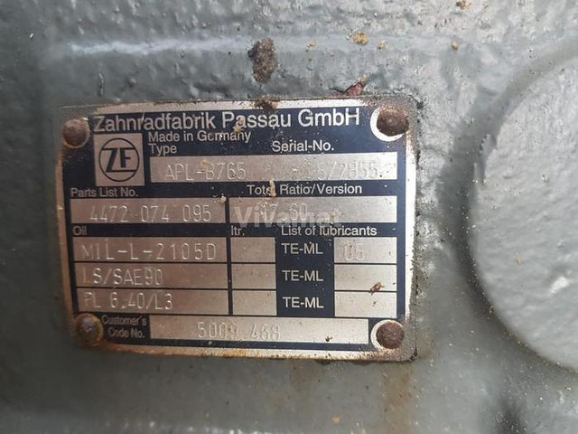 Axle and parts Liebherr APL6B765 -A912 A914 A924: picture 6