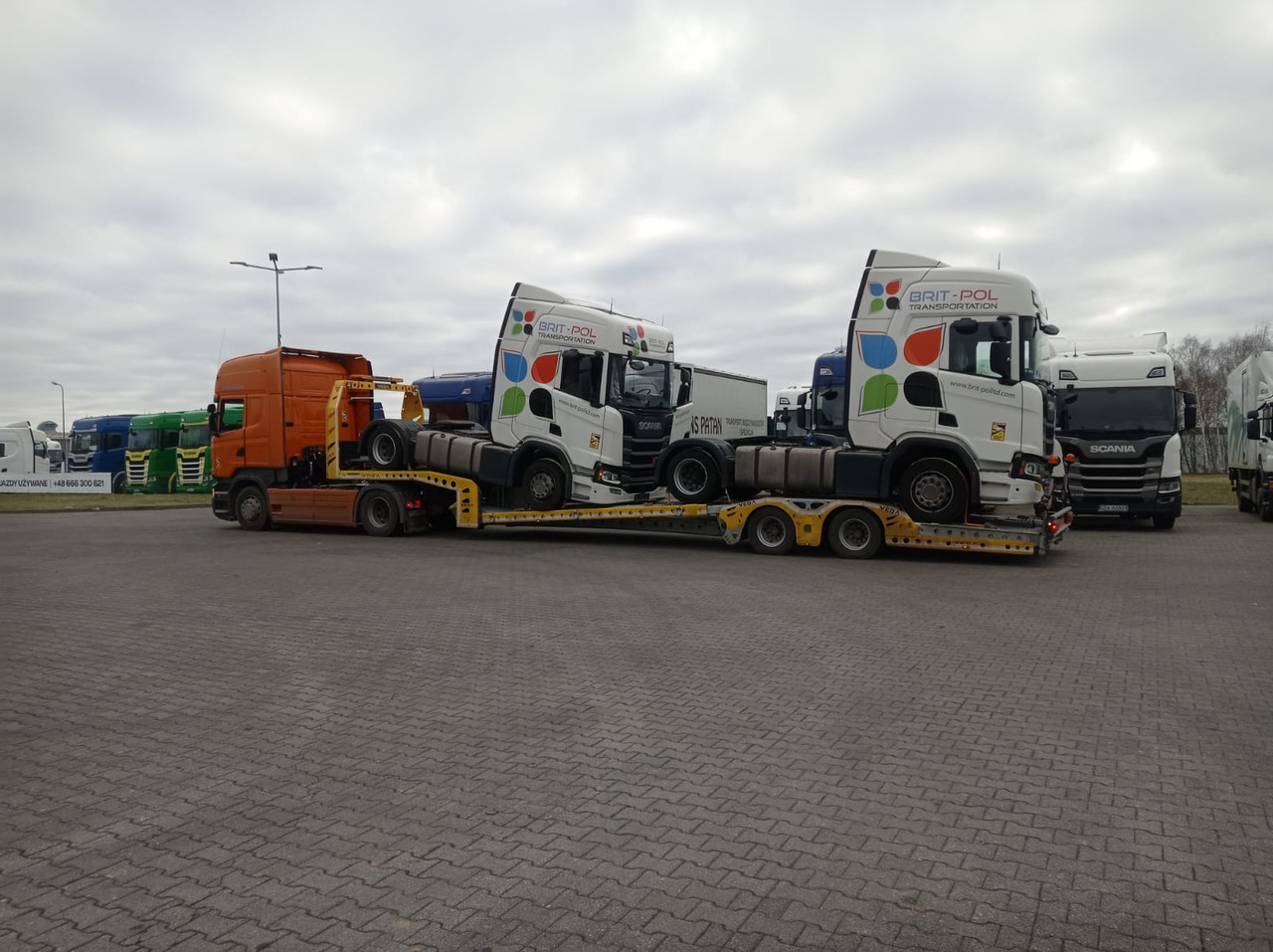 New Autotransporter semi-trailer for transportation of heavy machinery VEGA-S (2 AXLE TRUCK CARRIER): picture 18