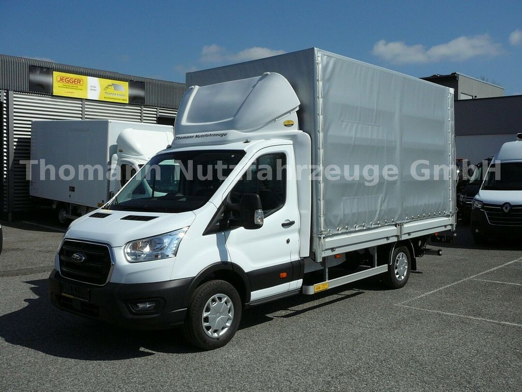 Ford Transit Pritsche Plane Ladebordwand Klima Temp. - Curtain side van: picture 2 Ford Transit Pritsche Plane Ladebordwand Klima Temp. - Curtain side van: picture 2