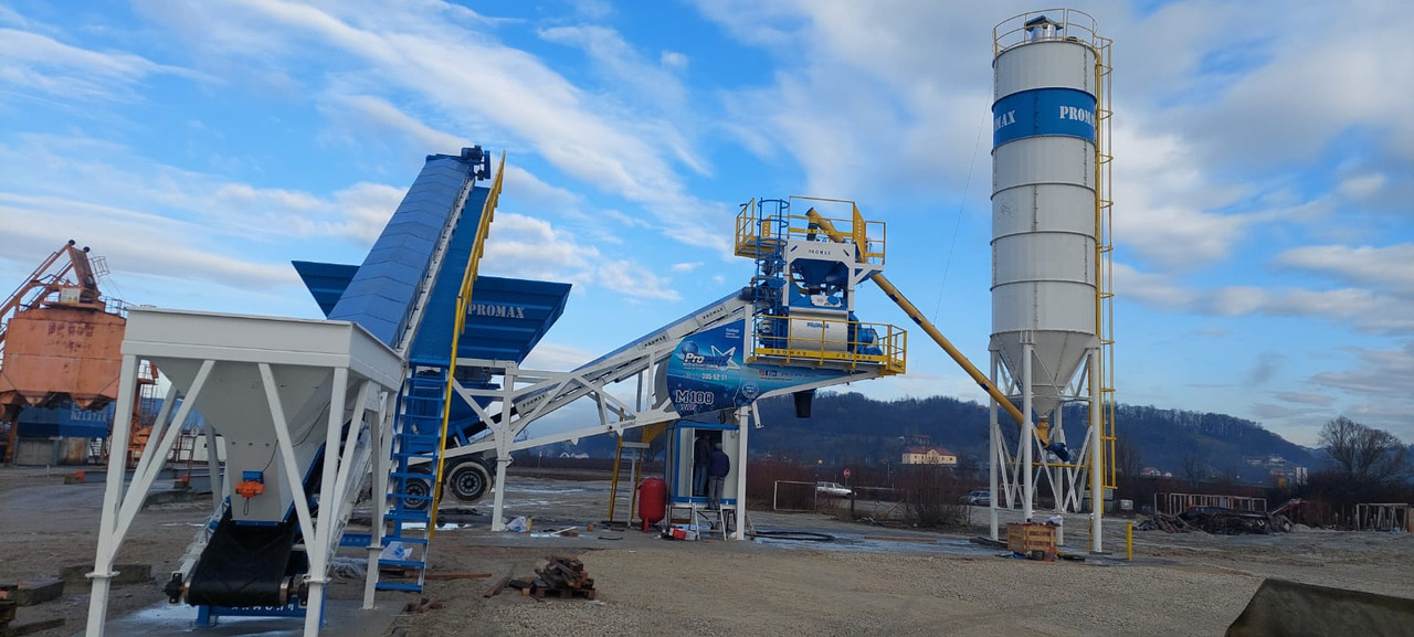 PROMAX MOBILE CONCRETE BATCHING PLANT M100-TWN (100m3/h) - Concrete plant: picture 2 PROMAX MOBILE CONCRETE BATCHING PLANT M100-TWN (100m3/h) - Concrete plant: picture 2