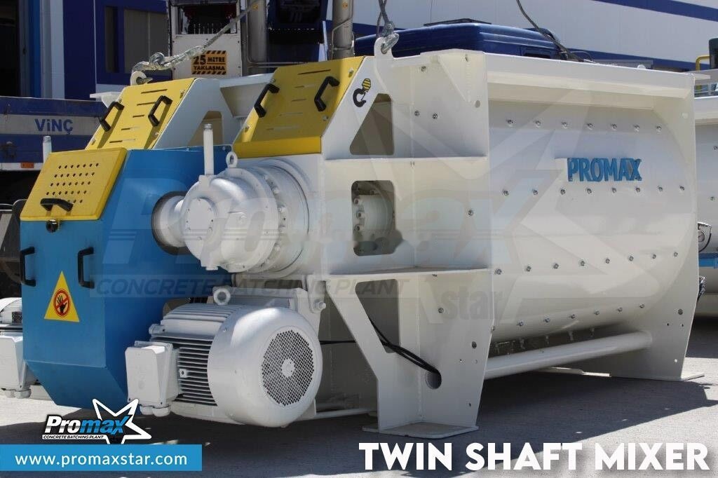 Promax 2m3 / 3m3 / 5m3 TWIN SHAFT MIXER - Concrete mixer: picture 1 Promax 2m3 / 3m3 / 5m3 TWIN SHAFT MIXER - Concrete mixer: picture 1