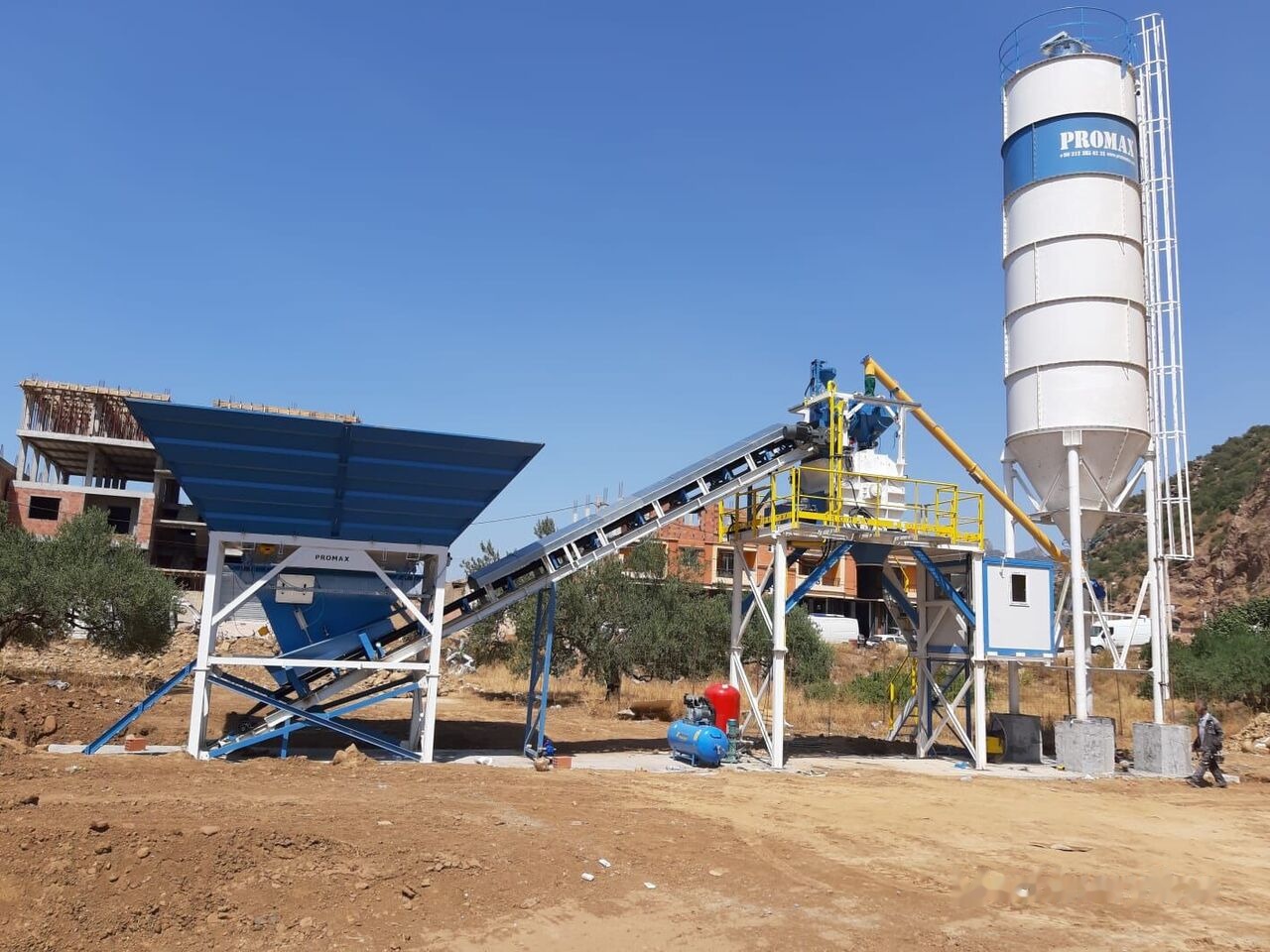 New Concrete plant Promax Compact Concrete Batching Plant PROMAX C60-SNG PLUS (60m³/h): picture 9