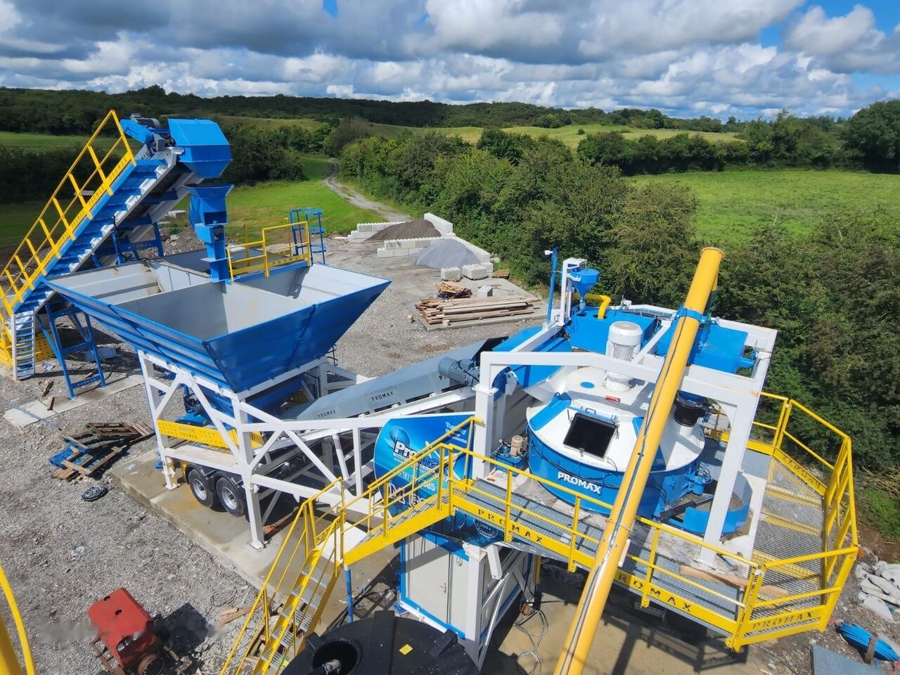 Promax Mobile Concrete Batching Plant PROMAX M60-PLNT (60m³/h) - Cement silo: picture 2 Promax Mobile Concrete Batching Plant PROMAX M60-PLNT (60m³/h) - Cement silo: picture 2