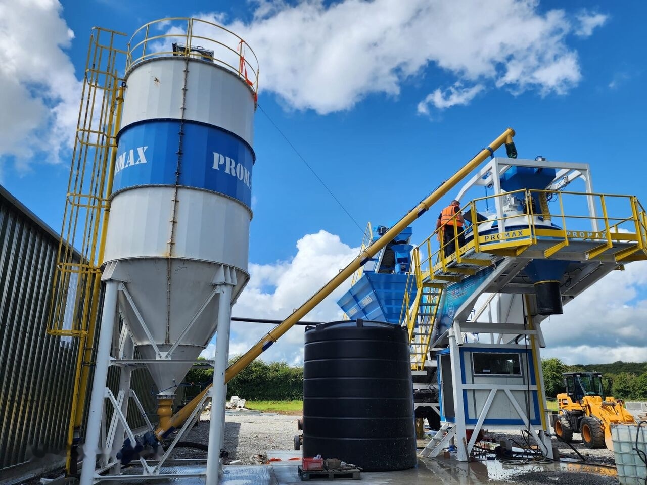 Promax Mobile Concrete Batching Plant PROMAX M60-PLNT (60m³/h) - Cement silo: picture 3 Promax Mobile Concrete Batching Plant PROMAX M60-PLNT (60m³/h) - Cement silo: picture 3