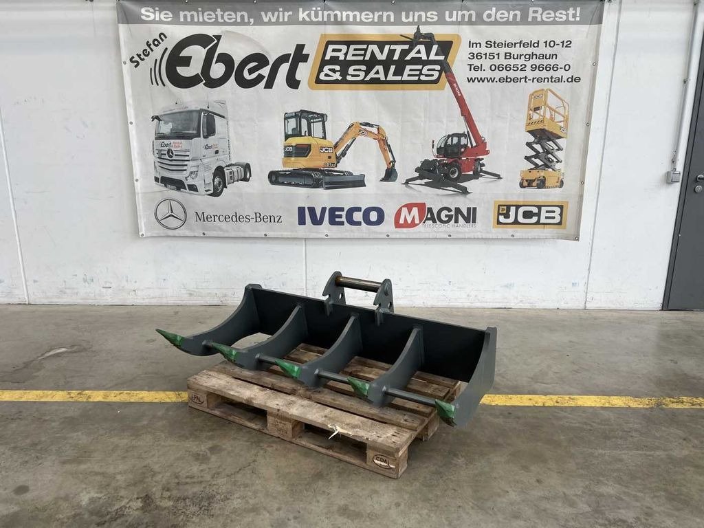 HS Schoch Roderechen Reisigrechen MS08 1.500 mm - Attachment for Construction machinery: picture 1 HS Schoch Roderechen Reisigrechen MS08 1.500 mm - Attachment for Construction machinery: picture 1