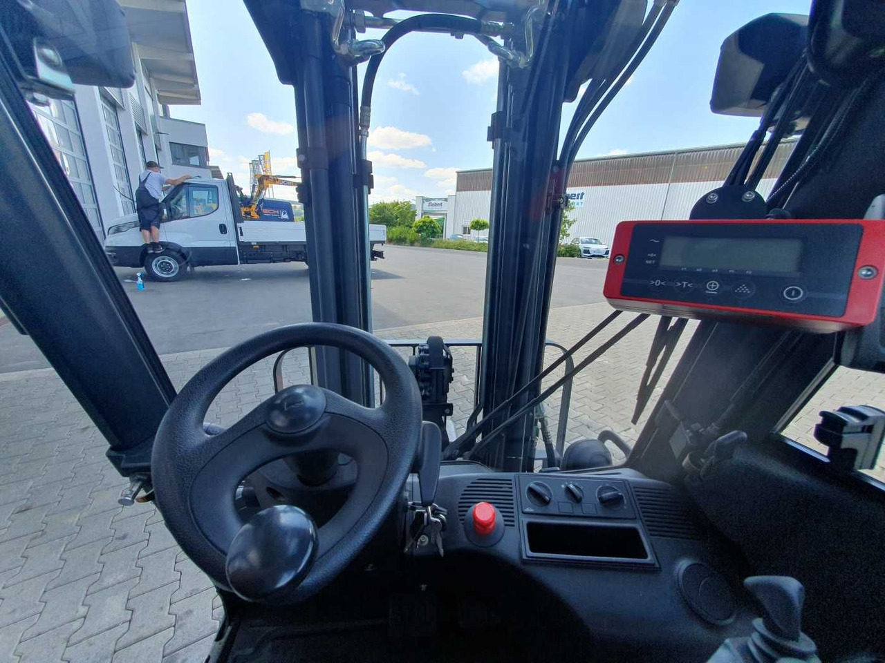Electric forklift Linde E14 - 01 / Triplex: 4.00m! / SS / nur 3.405h!: picture 11
