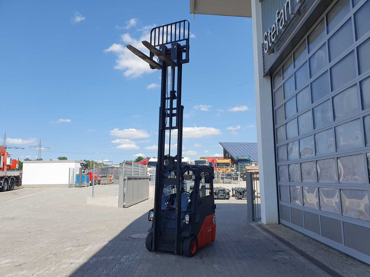 Electric forklift Linde E14 - 01 / Triplex: 4.00m! / SS / nur 3.405h!: picture 9