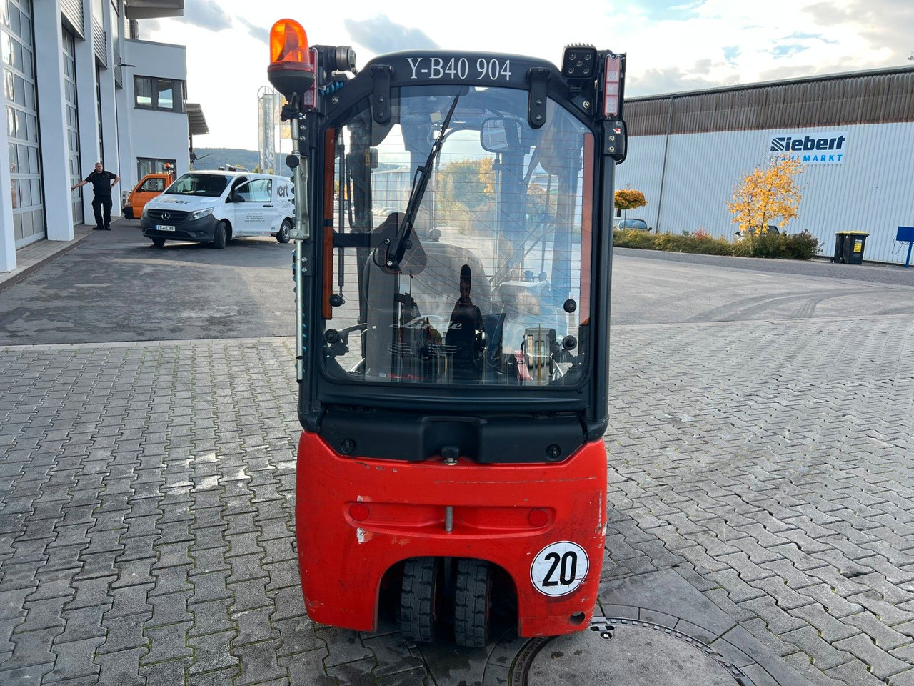 Linde E14 - 01 / Triplex: 4.10m! / SS / nur 986h! - Electric forklift: picture 5 Linde E14 - 01 / Triplex: 4.10m! / SS / nur 986h! - Electric forklift: picture 5