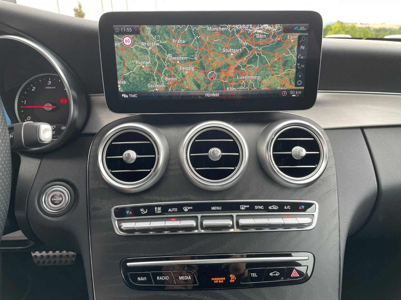 Car Mercedes-Benz C 220 d Coupe AMG+Pano+R-Kamera+Night+Carplay: picture 17