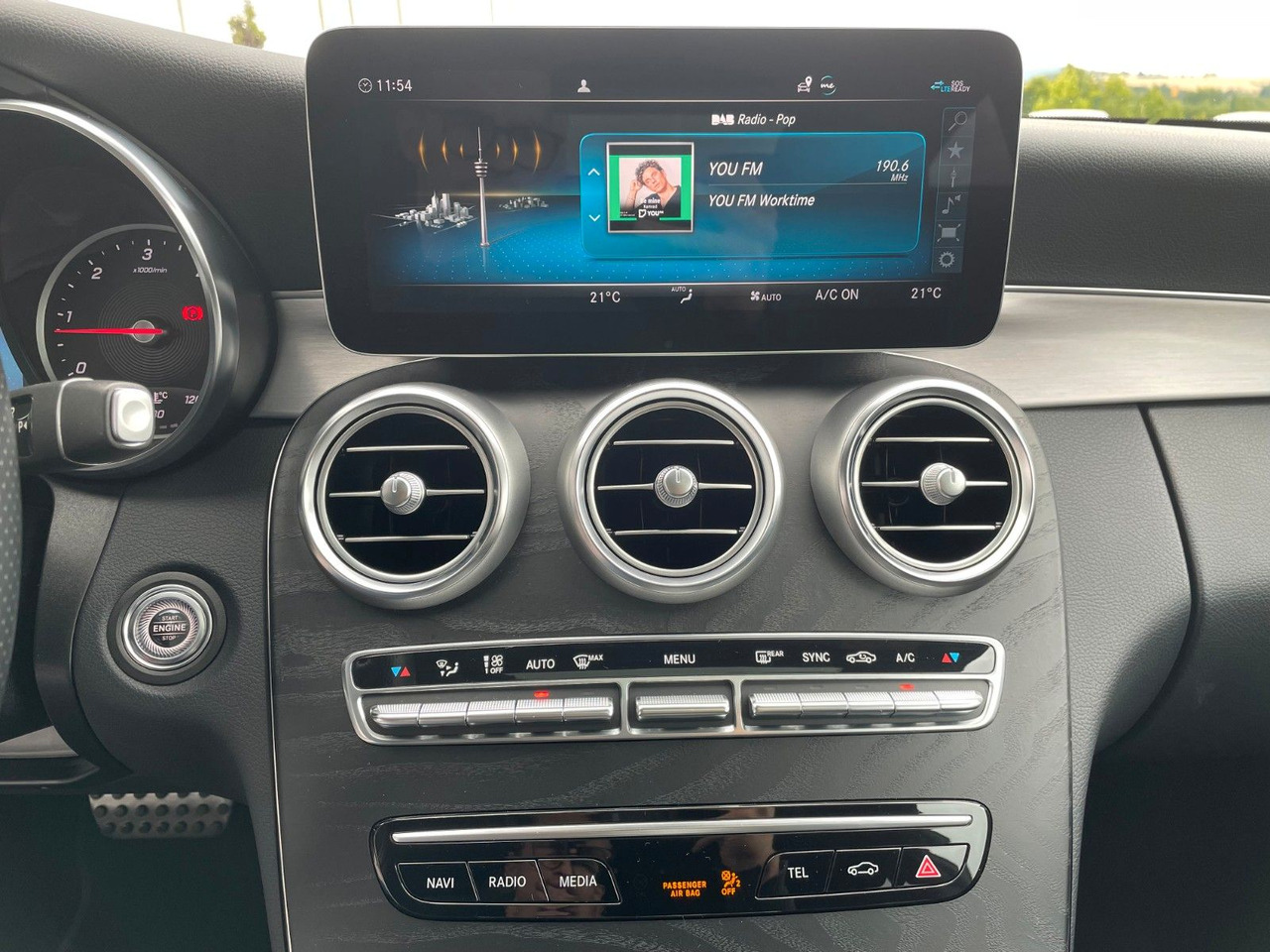 Car Mercedes-Benz C 220 d Coupe AMG+Pano+R-Kamera+Night+Carplay: picture 16