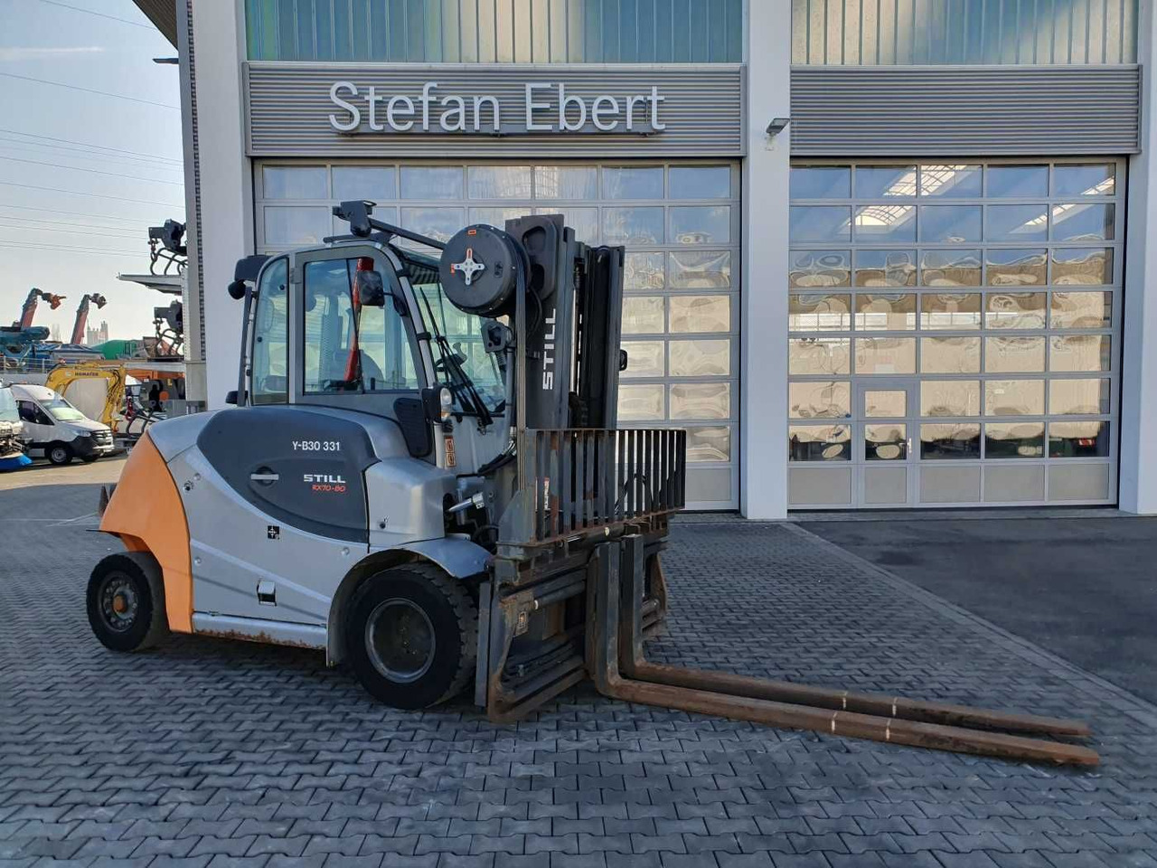 Still RX70-80 / Duplex: 4.70m! / Zinkenversteller / SS - Diesel forklift: picture 1 Still RX70-80 / Duplex: 4.70m! / Zinkenversteller / SS - Diesel forklift: picture 1
