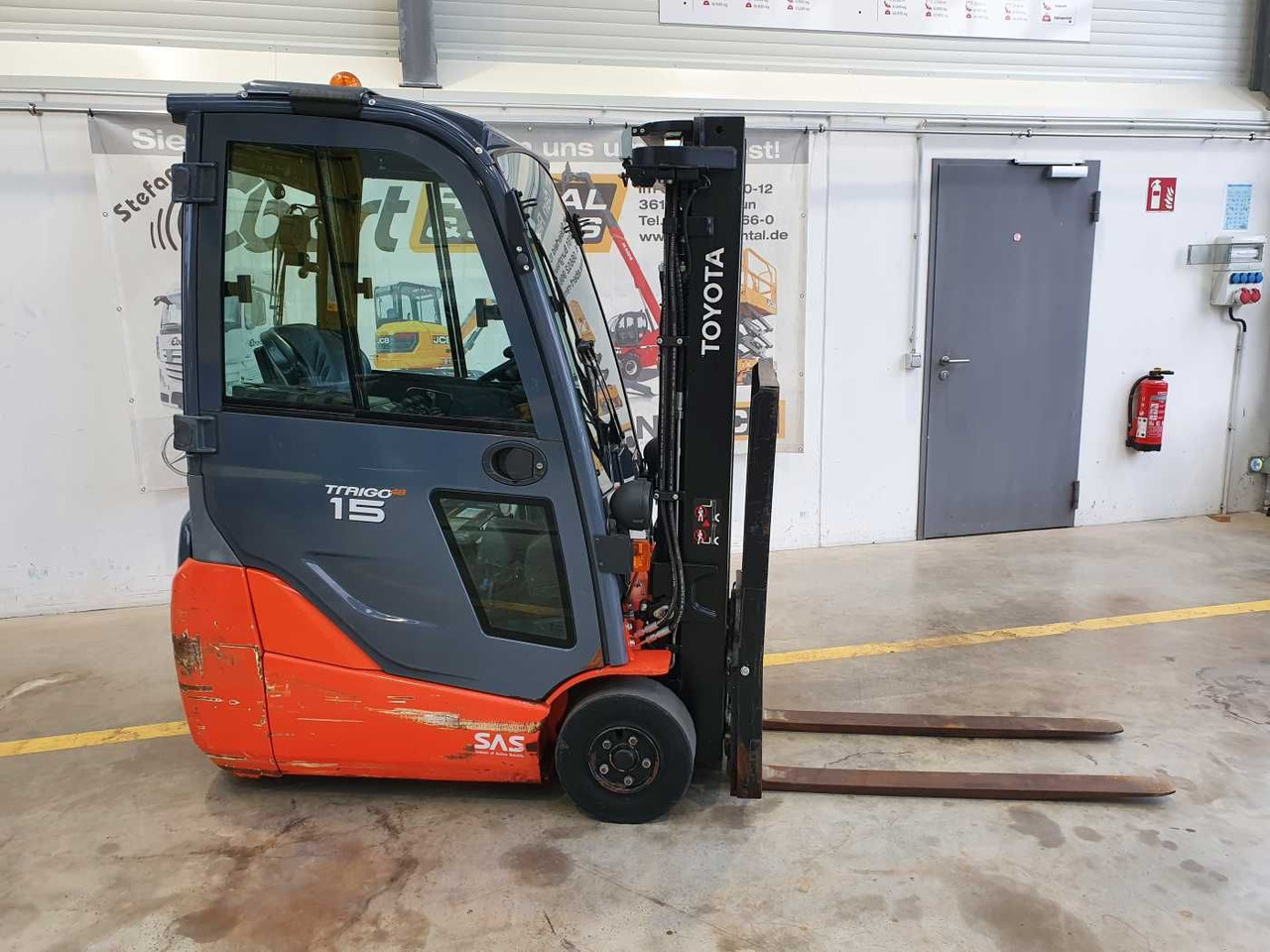 Toyota 8FBET15 / Batterie 07/2023 / HH: 4.3m! / 2.849h - Electric forklift: picture 2 Toyota 8FBET15 / Batterie 07/2023 / HH: 4.3m! / 2.849h - Electric forklift: picture 2