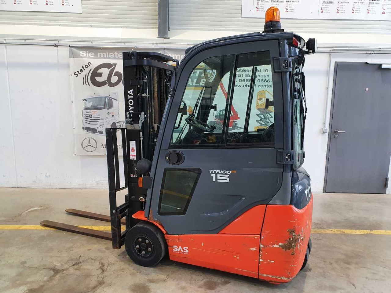 Toyota 8FBET15 / Batterie 07/2023 / HH: 4.3m! / 2.849h - Electric forklift: picture 5 Toyota 8FBET15 / Batterie 07/2023 / HH: 4.3m! / 2.849h - Electric forklift: picture 5
