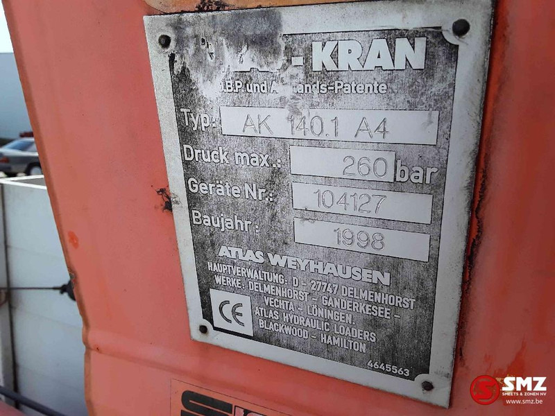 Boom for Material handling equipment Atlas Occ Autolaadkraan Atlas AK140.1 A4 + JIB: picture 7