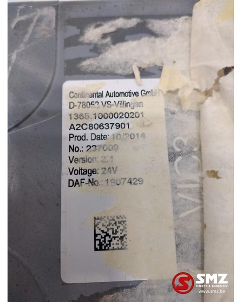 DAF Occ Ecu Daf XF euro 6 VIC3 1907429 - ECU for Truck: picture 2 DAF Occ Ecu Daf XF euro 6 VIC3 1907429 - ECU for Truck: picture 2
