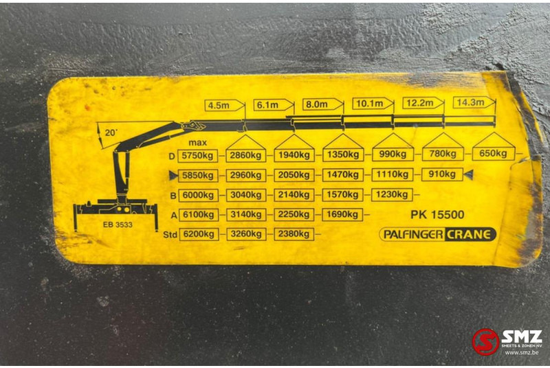 Palfinger Occ Autolaadkraan Palfinger PK15500 - Boom: picture 5 Palfinger Occ Autolaadkraan Palfinger PK15500 - Boom: picture 5