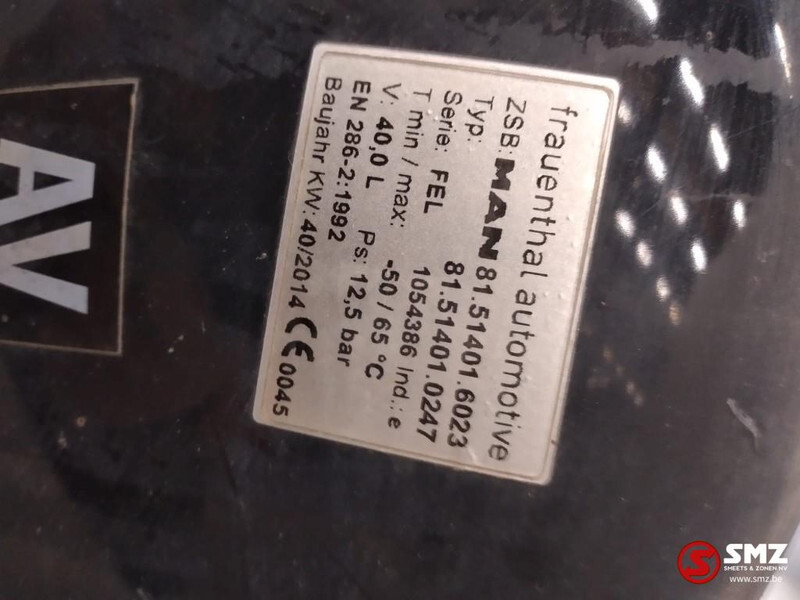 MAN Occ luchtketel 40L 12.5Bar MAN TGX 81514016023 - Spare parts for Truck: picture 3 MAN Occ luchtketel 40L 12.5Bar MAN TGX 81514016023 - Spare parts for Truck: picture 3
