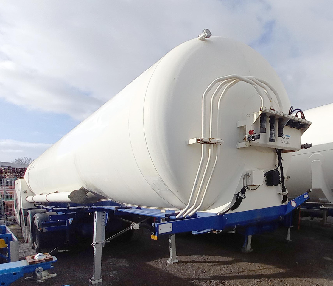 AGA Cryo Gas tank semi-trailer cryogenic used for nitrogen, argon, oxygen, LIN, LOX, LAR. - Tank semi-trailer: picture 1 AGA Cryo Gas tank semi-trailer cryogenic used for nitrogen, argon, oxygen, LIN, LOX, LAR. - Tank semi-trailer: picture 1