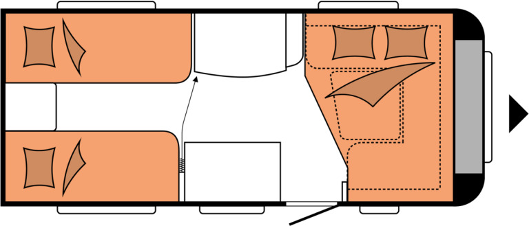 Hobby DE LUXE 460 LU - Caravan: picture 2 Hobby DE LUXE 460 LU - Caravan: picture 2