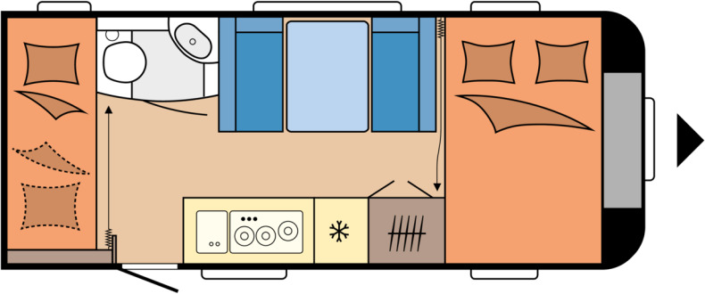 Hobby DE LUXE 490 KMF - Caravan: picture 1 Hobby DE LUXE 490 KMF - Caravan: picture 1
