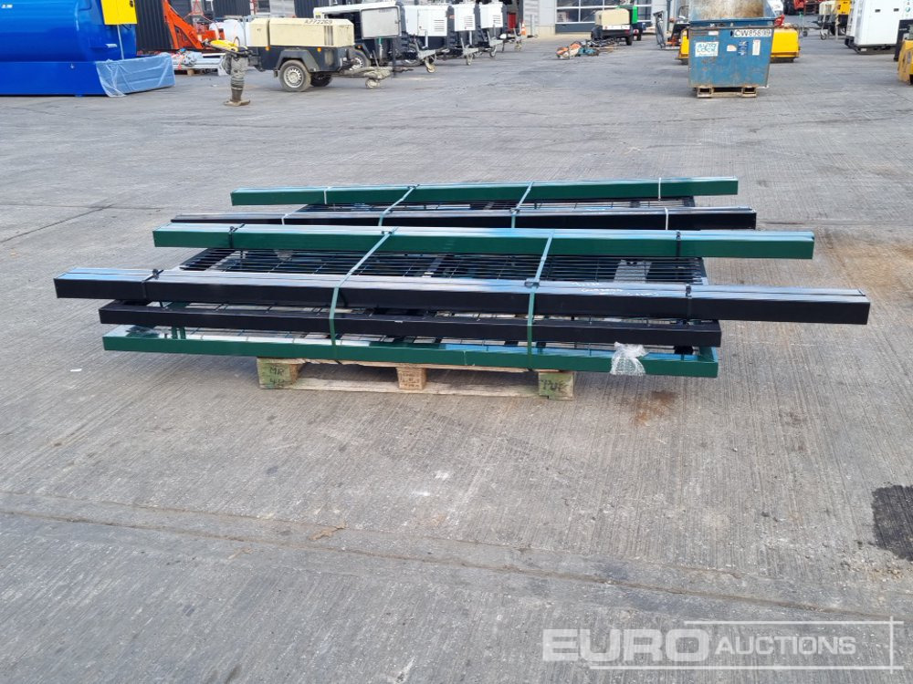 2.4mx1.2m Security Gates (4 of) (Green & Black) - Construction equipment: picture 2 2.4mx1.2m Security Gates (4 of) (Green & Black) - Construction equipment: picture 2