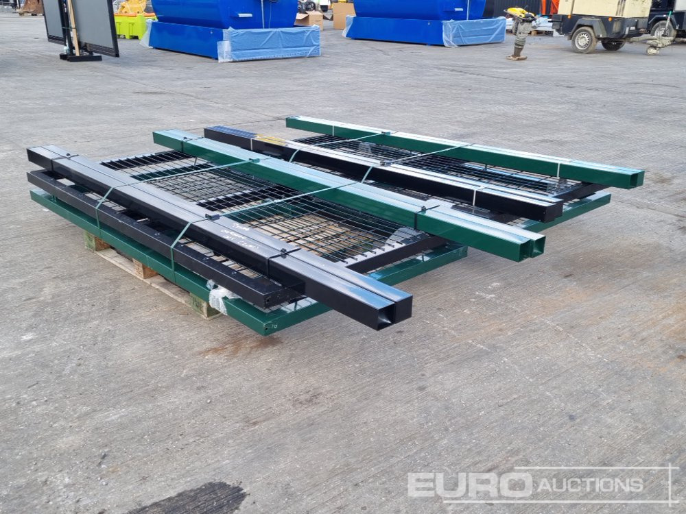 2.4mx1.2m Security Gates (4 of) (Green & Black) - Construction equipment: picture 3 2.4mx1.2m Security Gates (4 of) (Green & Black) - Construction equipment: picture 3