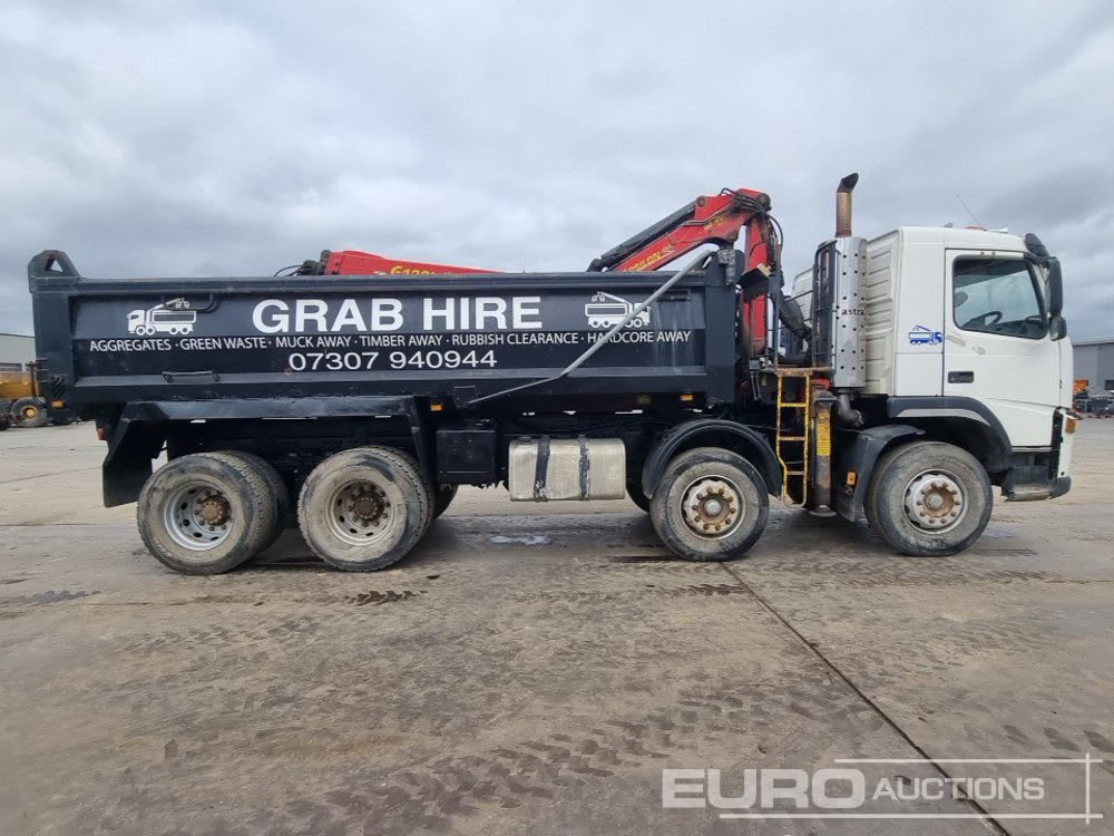 Tipper, Crane truck 2006 Volvo FM: picture 6
