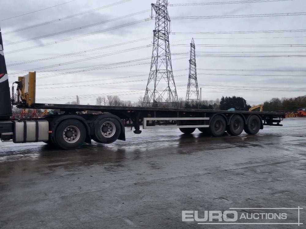 2012 Don-Bur Tri Axle Flat Bed Trailer - Dropside/ Flatbed semi-trailer: picture 1 2012 Don-Bur Tri Axle Flat Bed Trailer - Dropside/ Flatbed semi-trailer: picture 1