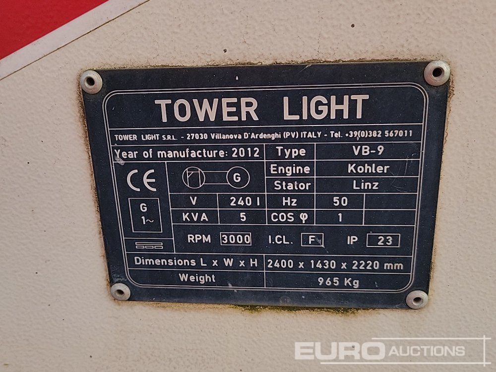Lighting tower 2012 Towerlight VB-9: picture 23