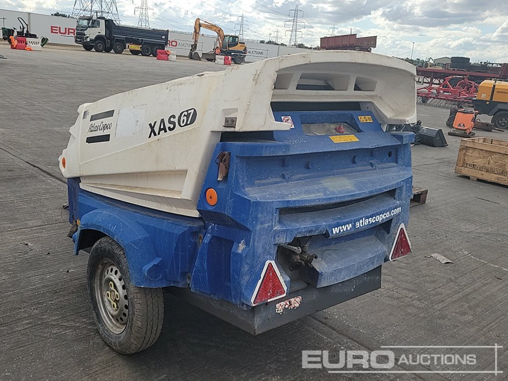 2013 Atlas Copco XAS67 - Air compressor: picture 3 2013 Atlas Copco XAS67 - Air compressor: picture 3