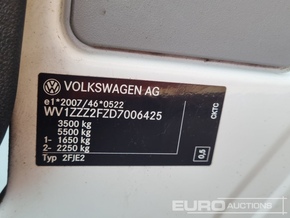 Box van 2013 Volkswagen Crafter CR35: picture 48