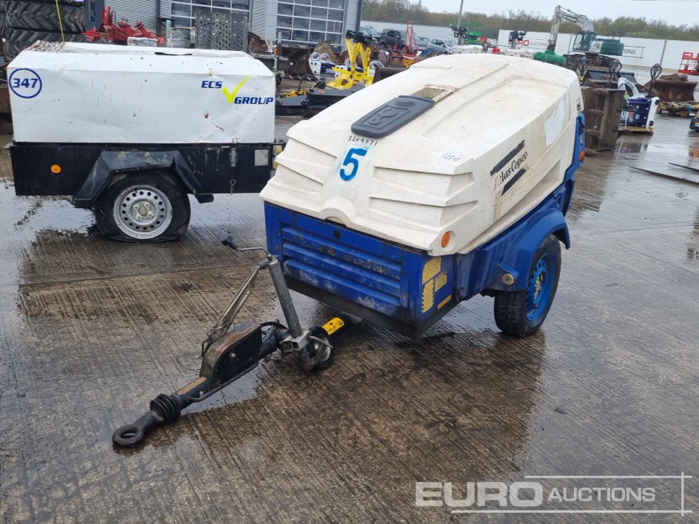 2014 Atlas Copco XAS47KD 92CFM - Air compressor: picture 1 2014 Atlas Copco XAS47KD 92CFM - Air compressor: picture 1