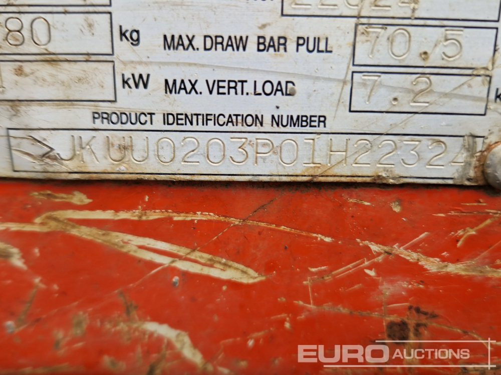 Mini excavator 2015 Kubota U20-3EU: picture 50
