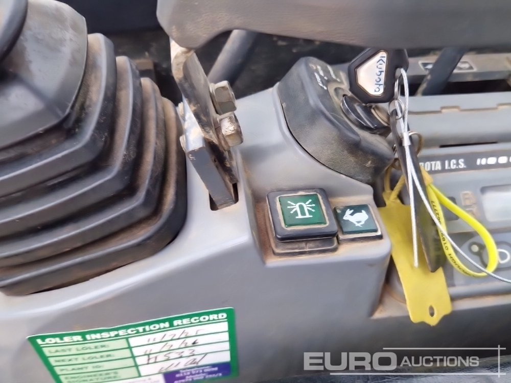 Mini excavator 2015 Kubota U20-3EU: picture 45