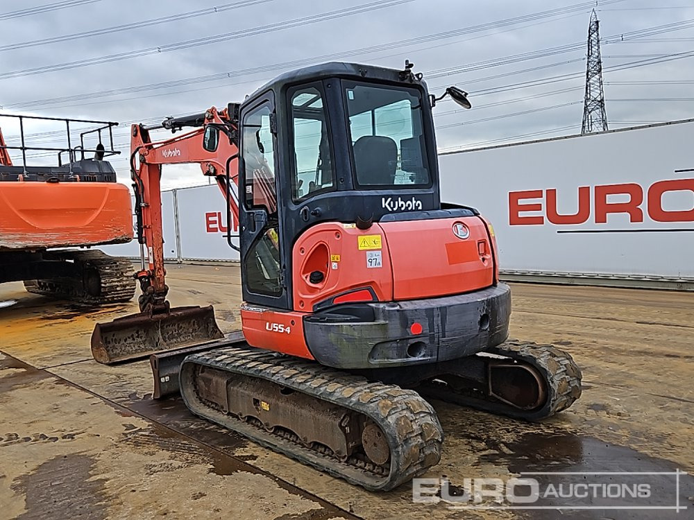 2015 Kubota U55-4 - Mini excavator: picture 3 2015 Kubota U55-4 - Mini excavator: picture 3