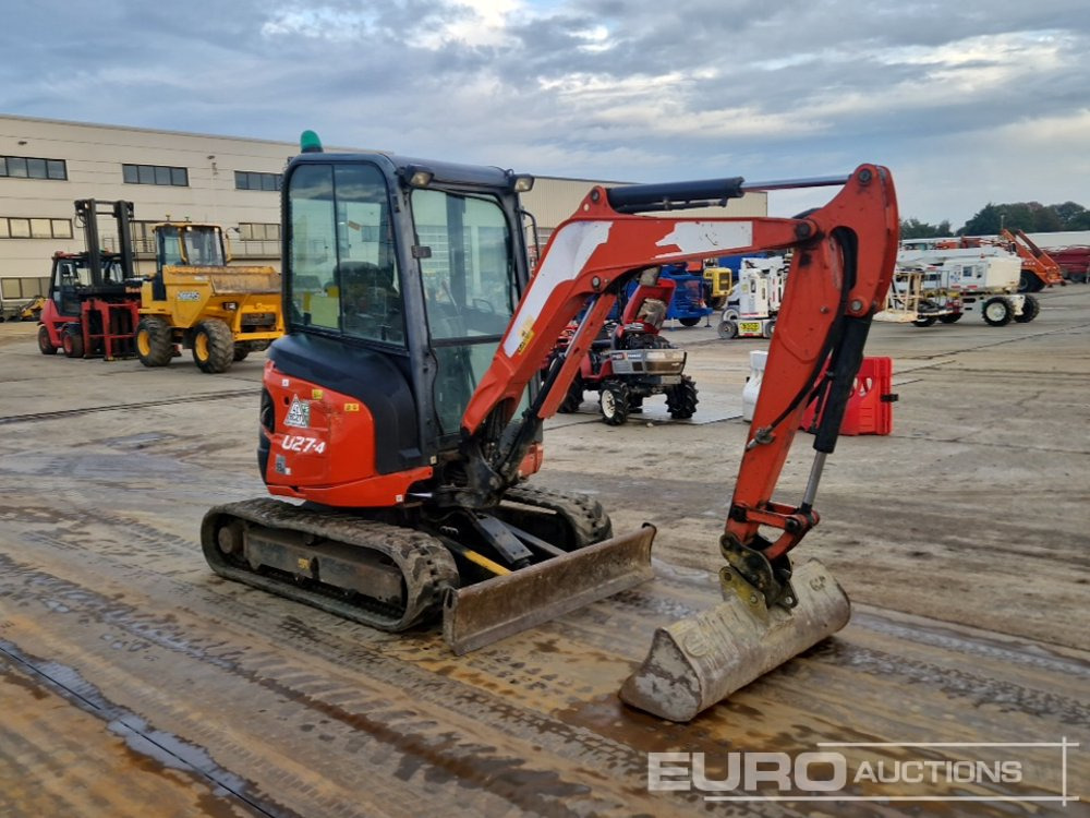 Mini excavator 2016 Kubota U27-4: picture 7